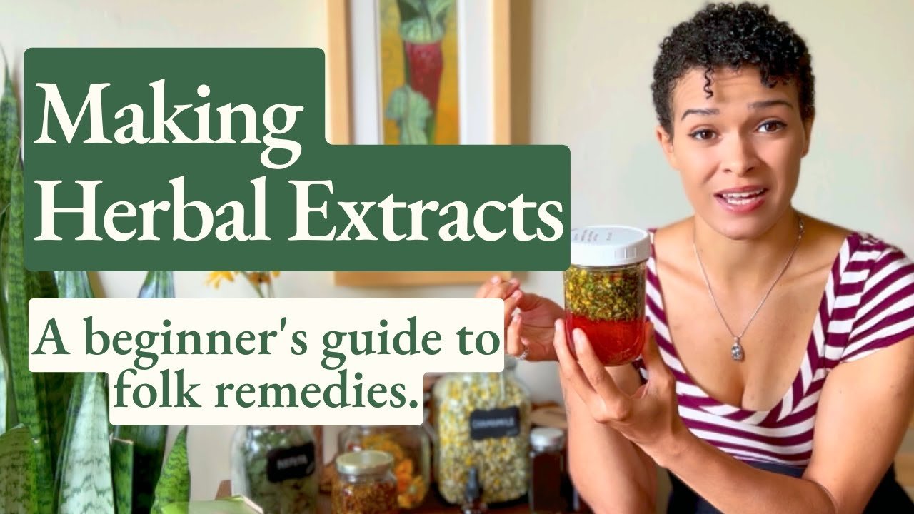 Herbalism 101 - 3 Ways to Preserve  Use Herbs - Tinctures, Vinegars, Syrups