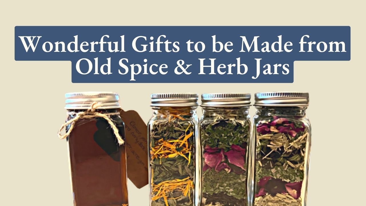 Create Personalized Holiday Gifts Using Recycled Spice Jars